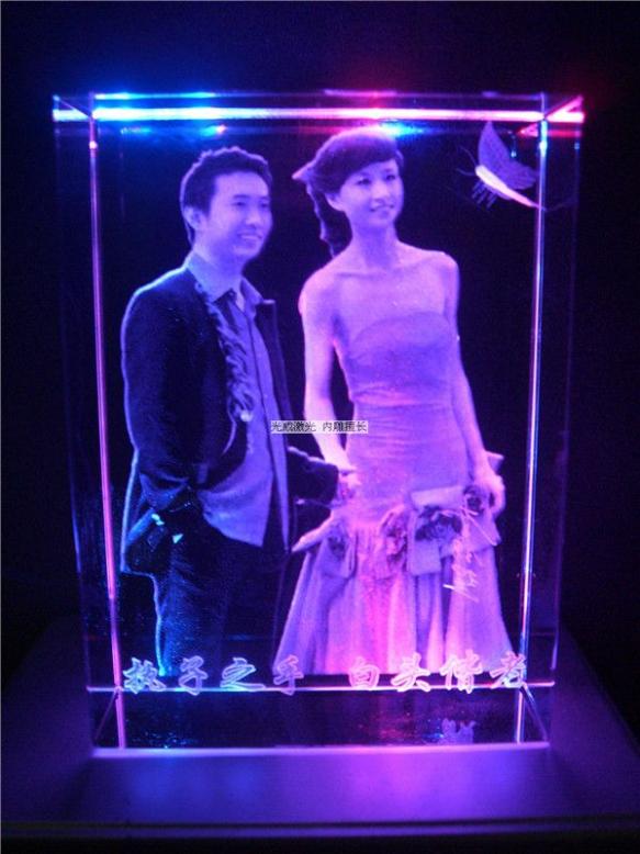 Internal laser engraving sample 1