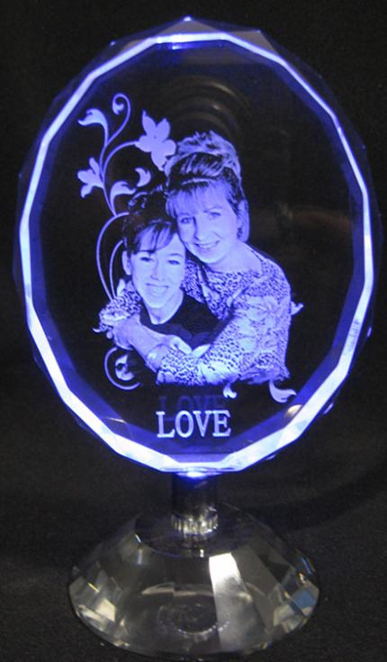 Internal laser engraving sample 2
